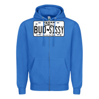 True Royal country love gilley's bud n sissy texas cowboy license gift raglan bas Zipper Hoodie - Craftify