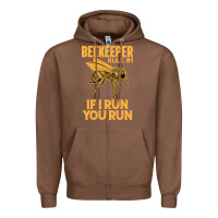 Chestnut bee beekeeper if i run you run bumble bee humour 449 hive beekeeping Zipper Hoodie - Craftify