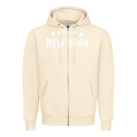 Sandshell Made In New York NY City NYC New Yorker My Home State Pride Premium T- Zipper Hoodie - Craftify