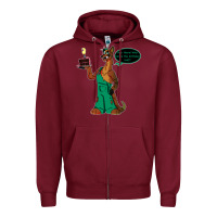 Burgundy willys wonderland Zipper Hoodie - trangStudio