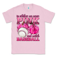 Bubblegum Pink In October We Wear Pink and Watch Baseball Classic Tee - texasbilliewilder