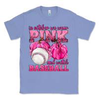 Colony Blue In October We Wear Pink and Watch Baseball Classic Tee - texasbilliewilder