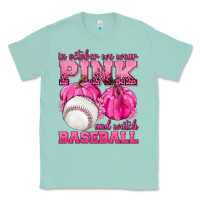 Seafoam In October We Wear Pink and Watch Baseball Classic Tee - texasbilliewilder