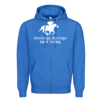 True Royal Saratoga Springs New York Horse Racing Jockey Zipper Hoodie - Craftify
