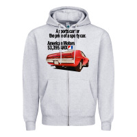 Heather Grey AMC AMX Zipper Hoodie - Craftify