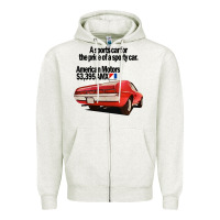 Oatmeal Heather AMC AMX Zipper Hoodie - Craftify
