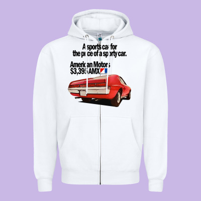 Amc Amx Zipper Hoodie Designed By Craftify