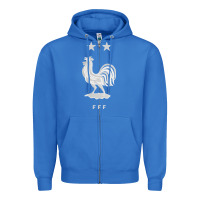 True Royal FFF Two Stars Zipper Hoodie - Craftify