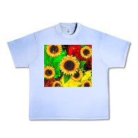 Grape Ice juneteenth sunflowers Urban Heavy Tee - CowGirlArtShop