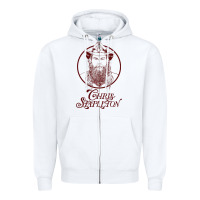 White order #1701 Zipper Hoodie - InspiraDesign