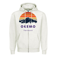Okemo Vermont Skiing Snowboarding Hikers Gifts For Vt Travel Zipper Hoodie | Teevron