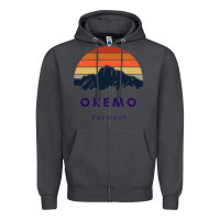 Smoke Okemo Vermont Skiing Snowboarding Hikers Gifts for VT Travel Zipper Hoodie - InspiraDesign