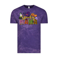 Cloud Purple spooky mama Vintage Tee - CowGirlArtShop