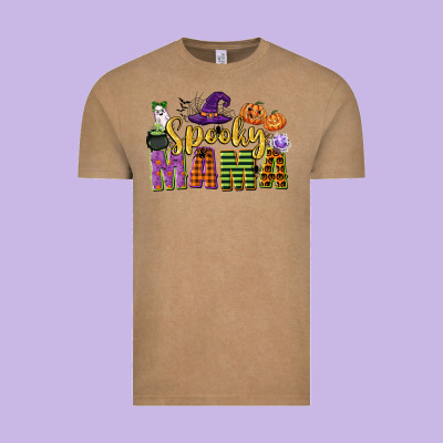 Spooky Mama Vintage Tee Designed By Cowgirlartshop