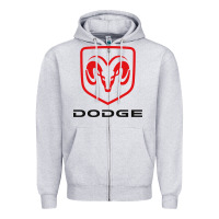 Heather Grey ram trucks Zipper Hoodie - InspiraDesign