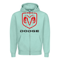 Seafoam ram trucks Zipper Hoodie - InspiraDesign