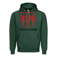 Sports Green ram trucks Zipper Hoodie - InspiraDesign