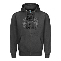 Charcoal Heather BREAKING BENJAMIN Zipper Hoodie - InspiraDesign