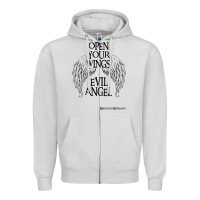 Dove Grey BREAKING BENJAMIN Zipper Hoodie - InspiraDesign