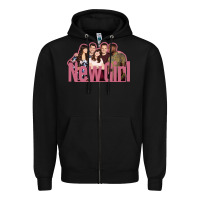 Black new girl tv series Zipper Hoodie - InspiraDesign