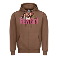 Chestnut new girl tv series Zipper Hoodie - InspiraDesign