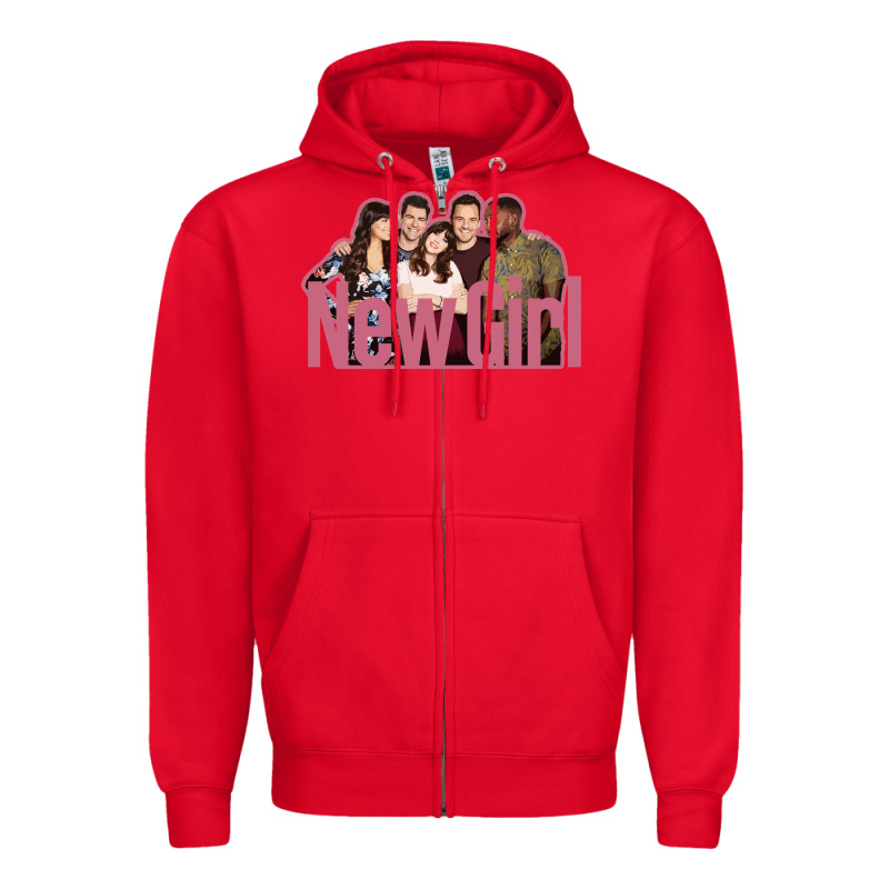 New Girl Tv Series Zipper Hoodie by InspiraDesign | Teevron