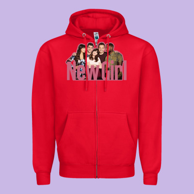 New Girl Tv Series Zipper Hoodie Designed By Inspiradesign
