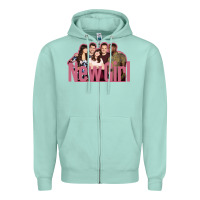 Seafoam new girl tv series Zipper Hoodie - InspiraDesign