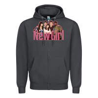 Smoke new girl tv series Zipper Hoodie - InspiraDesign