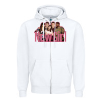 White new girl tv series Zipper Hoodie - InspiraDesign