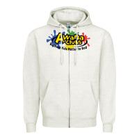 Oatmeal Heather vintage awana clubs Zipper Hoodie - InspiraDesign
