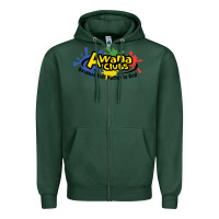 Sports Green vintage awana clubs Zipper Hoodie - InspiraDesign