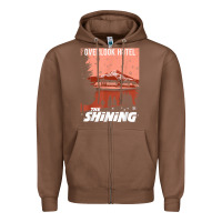 Chestnut the shining overlook ad t shirt Zipper Hoodie - InspiraDesign