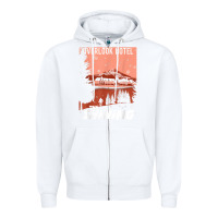 White the shining overlook ad t shirt Zipper Hoodie - InspiraDesign