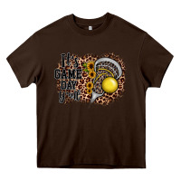 Chocolate Brown it's game day y'all lacrosse Heavy Core Tee - JahusDesignShop