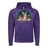 Cloud Purple christmas vibes Vintage Hoodie - CowGirlArtShop