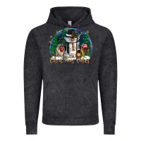Vintage Black christmas vibes Vintage Hoodie - CowGirlArtShop