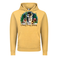 Vintage Mustard christmas vibes Vintage Hoodie - CowGirlArtShop