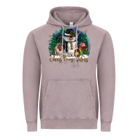 Vintage Zinc christmas vibes Vintage Hoodie - CowGirlArtShop