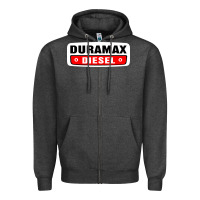 Charcoal Heather duramax diesel Zipper Hoodie - InspiraDesign