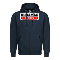 Navy duramax diesel Zipper Hoodie - InspiraDesign
