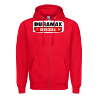 Red duramax diesel Zipper Hoodie - InspiraDesign