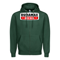 Sports Green duramax diesel Zipper Hoodie - InspiraDesign