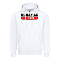 White duramax diesel Zipper Hoodie - InspiraDesign