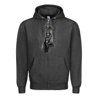 Charcoal Heather hunt showdown traitor's moon sweatshirt Zipper Hoodie - InspiraDesign