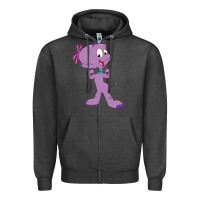 Charcoal Heather Widget the World Watcher gift Zipper Hoodie - trangStudio