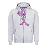 Heather Grey Widget the World Watcher gift Zipper Hoodie - trangStudio
