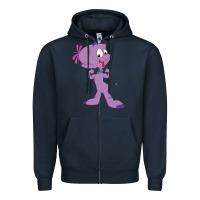Navy Widget the World Watcher gift Zipper Hoodie - trangStudio