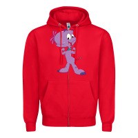 Red Widget the World Watcher gift Zipper Hoodie - trangStudio
