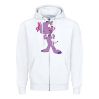 White Widget the World Watcher gift Zipper Hoodie - trangStudio